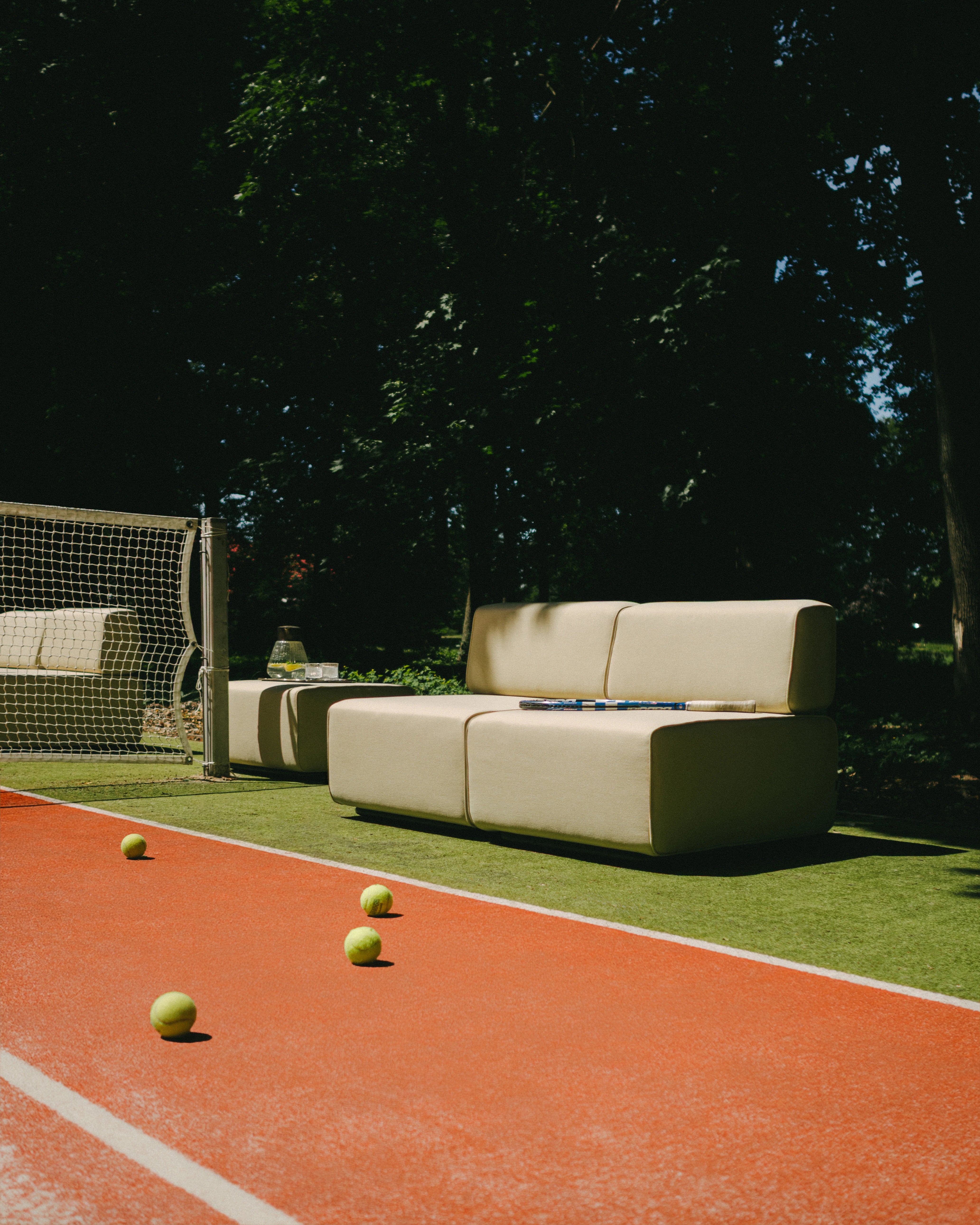 Modulares Garten-Sofa Luno 2-Sitzer