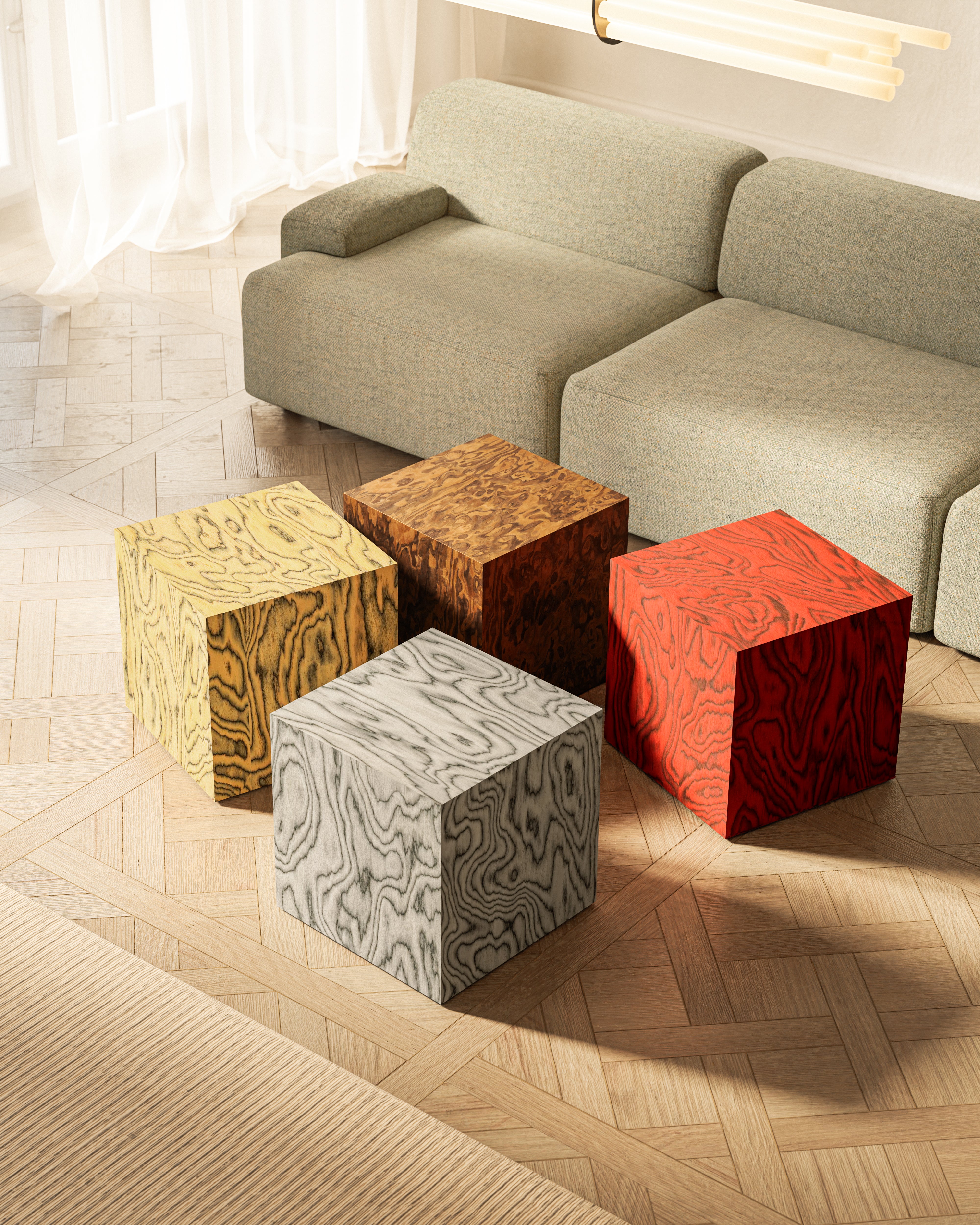 Cube Side Table