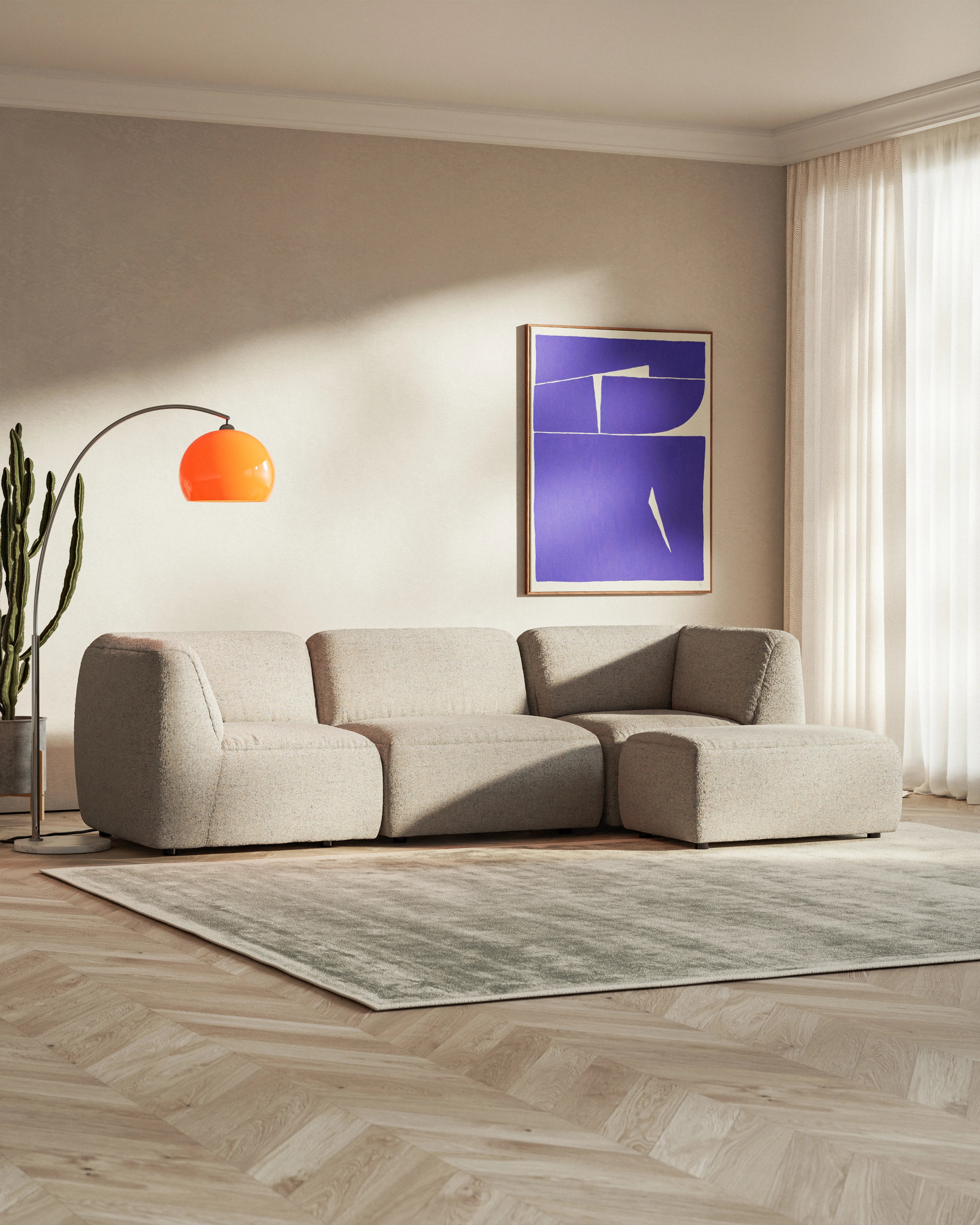 Modular Sofa Noku 3-seater Corner