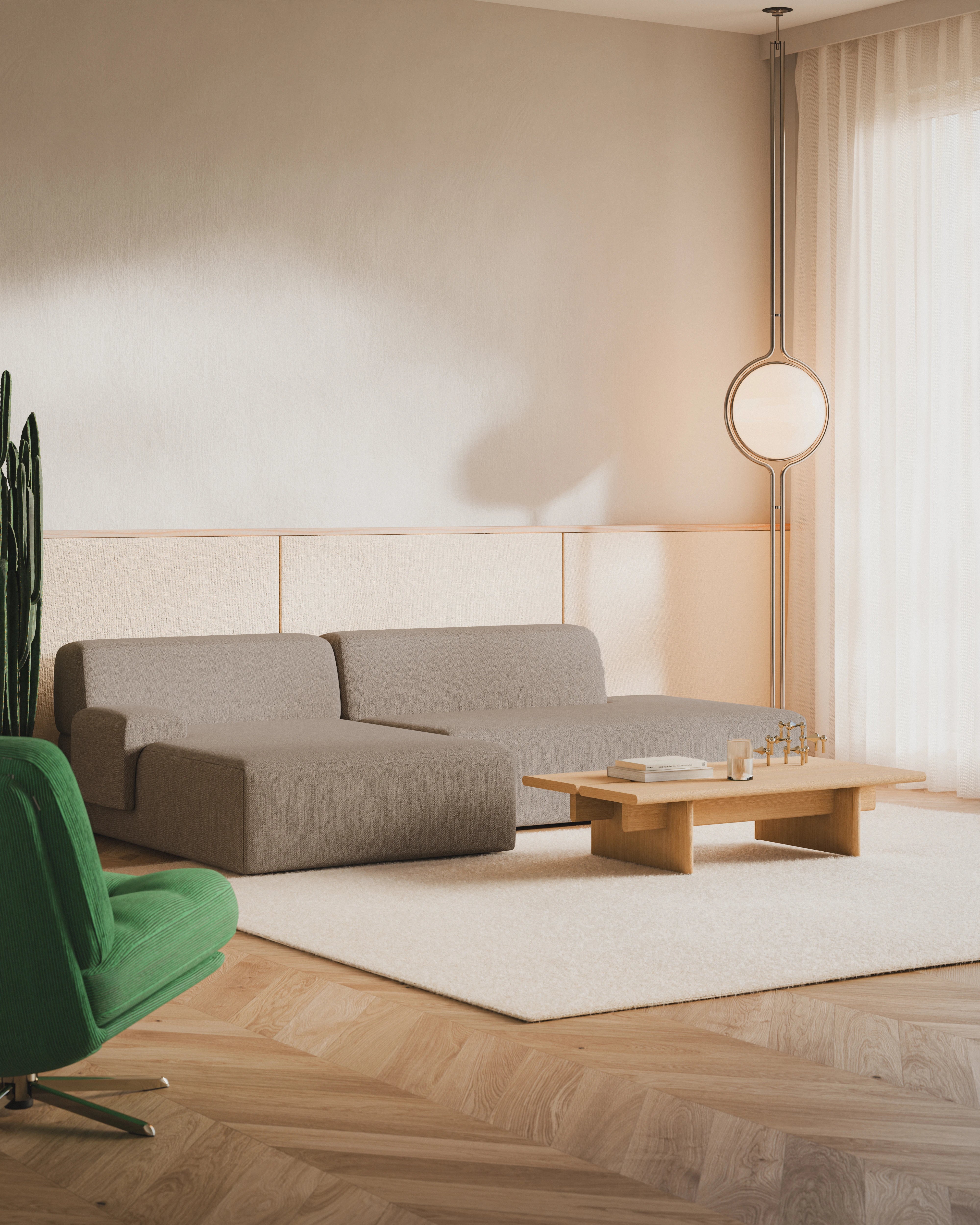 Modular Sofa Umi Ottoman Corner