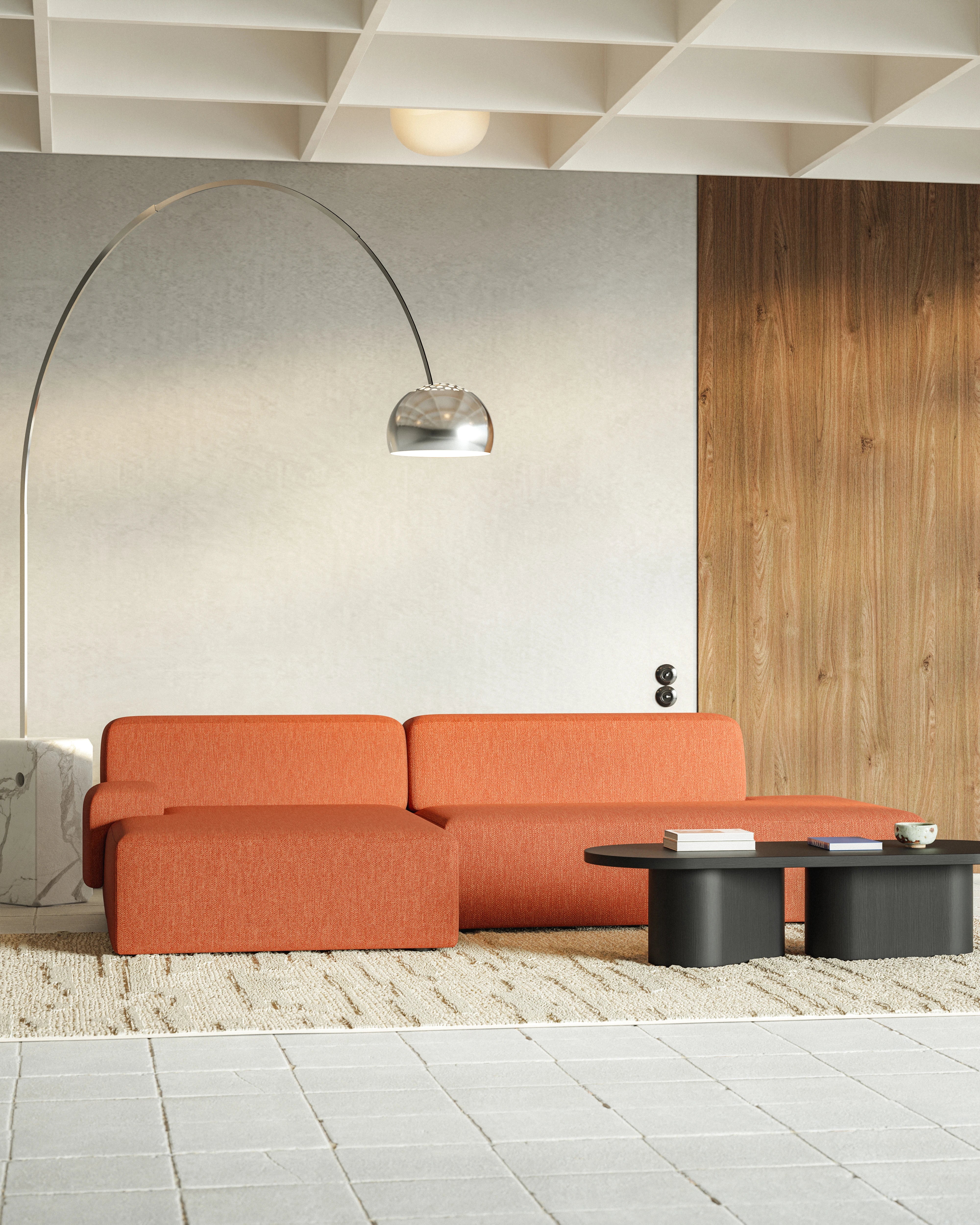 Modulares Sofa Umi Ottoman Corner