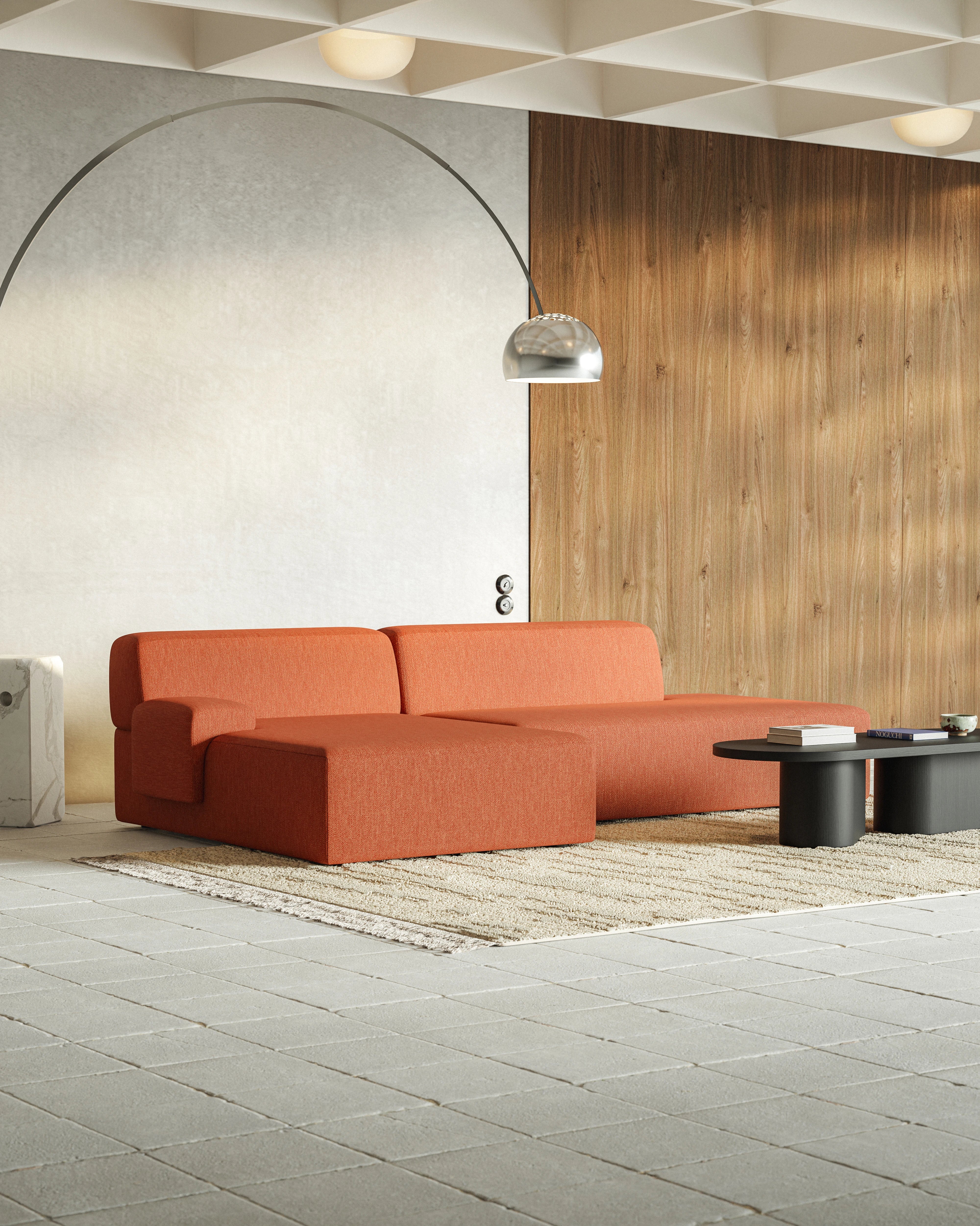 Modulares Sofa Umi Ottoman Corner