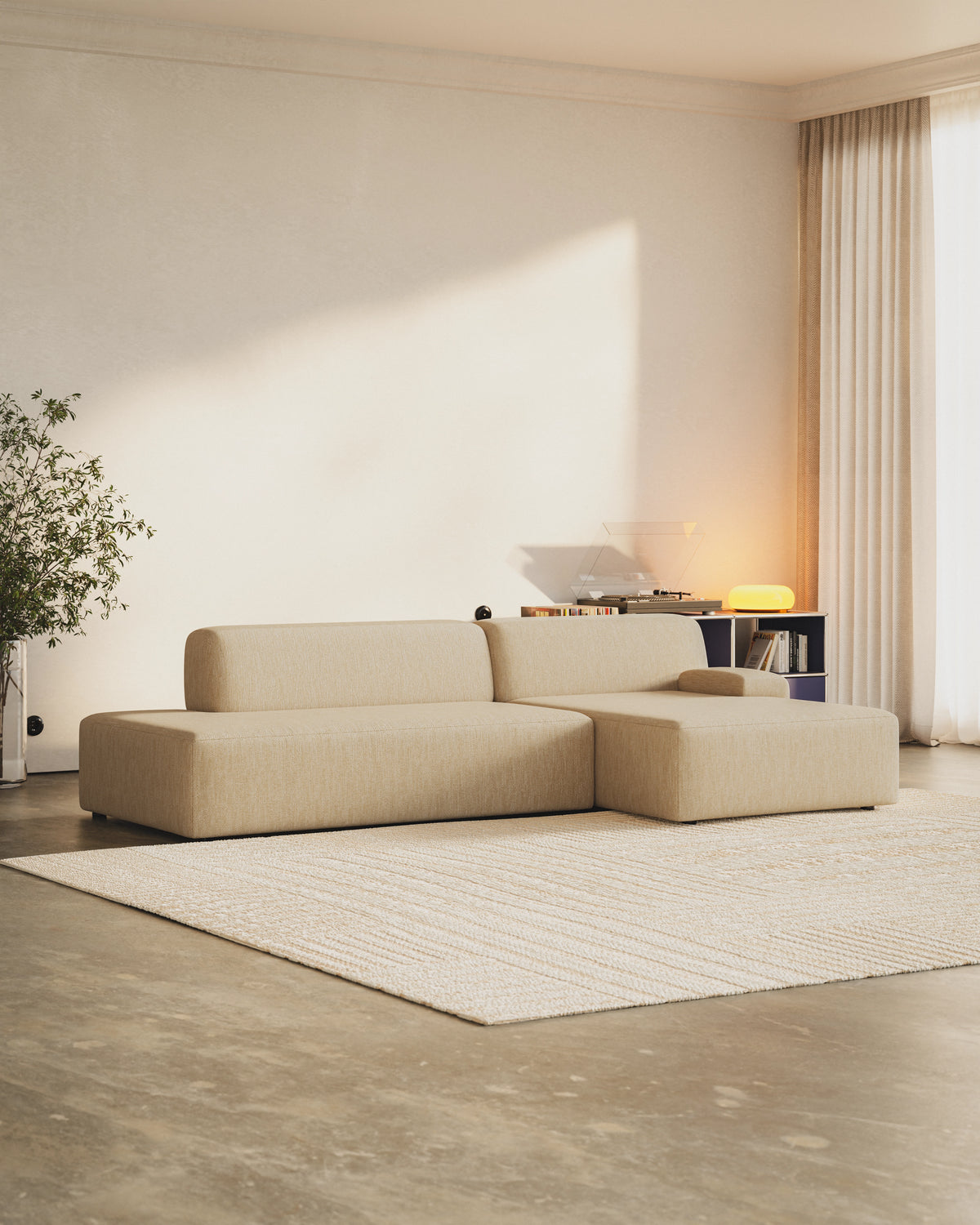 Modulares Sofa Umi Ottoman Corner