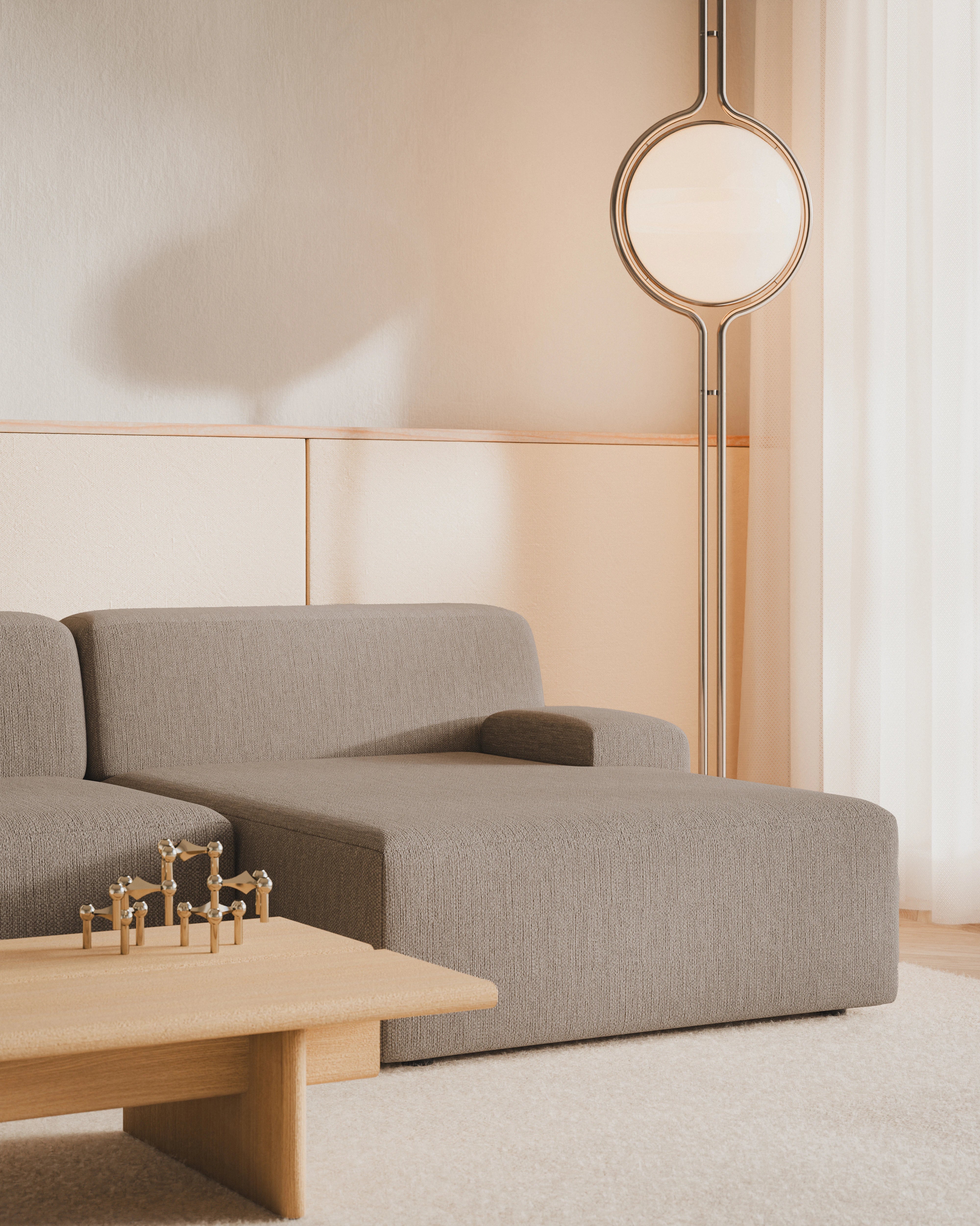 Sofa modułowa Umi narożnik otomana