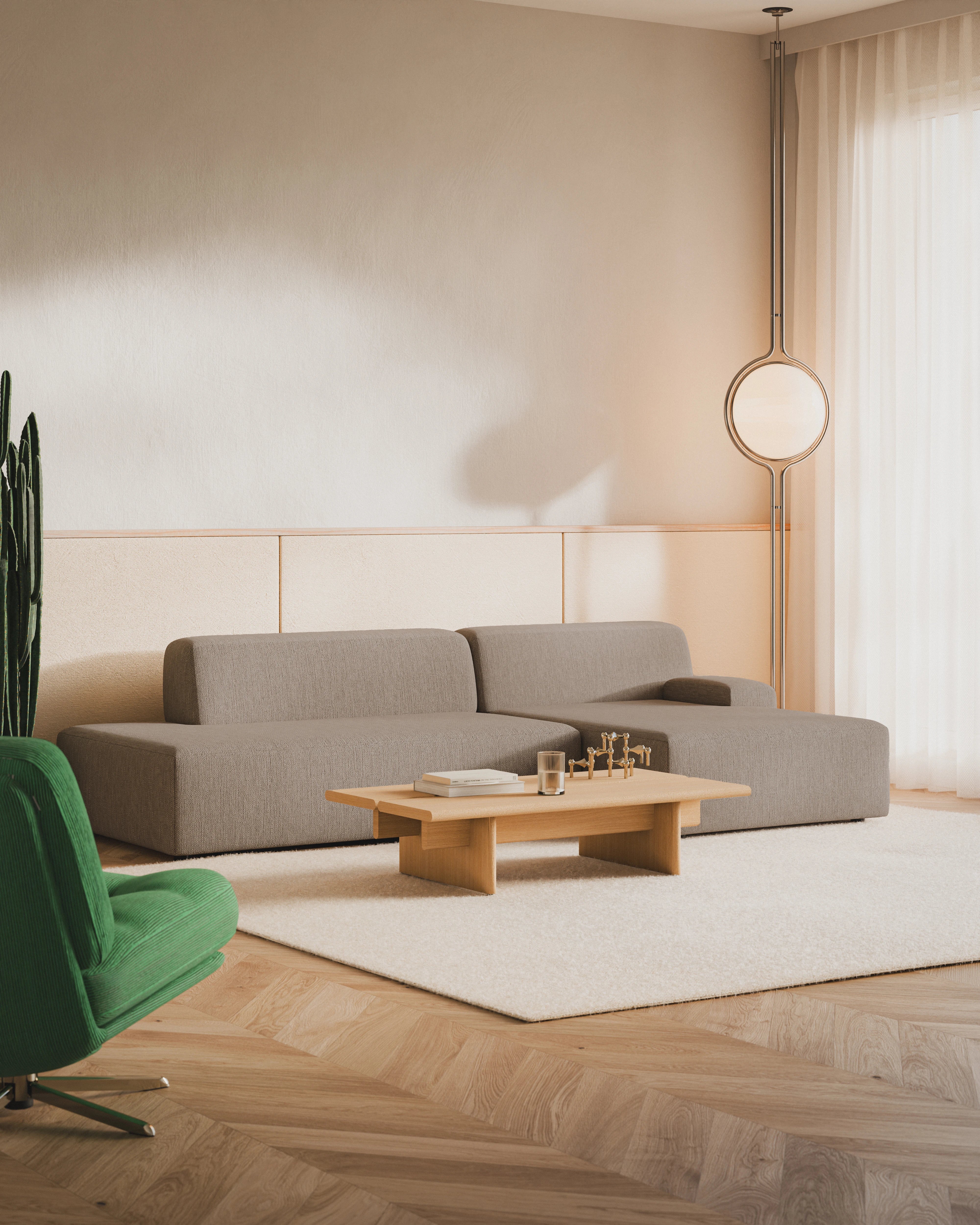 Sofa modułowa Umi narożnik otomana