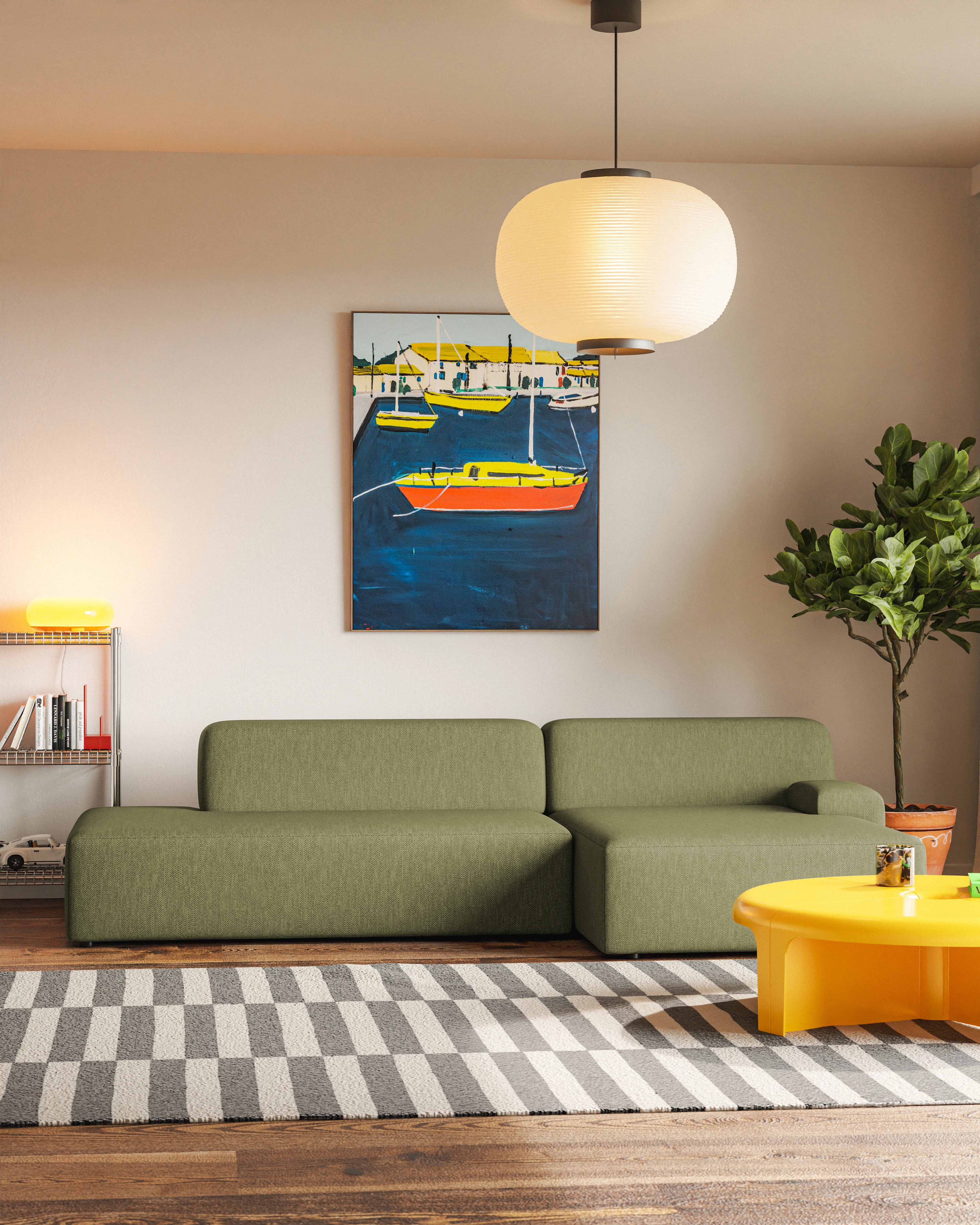 Sofa modułowa Umi narożnik otomana