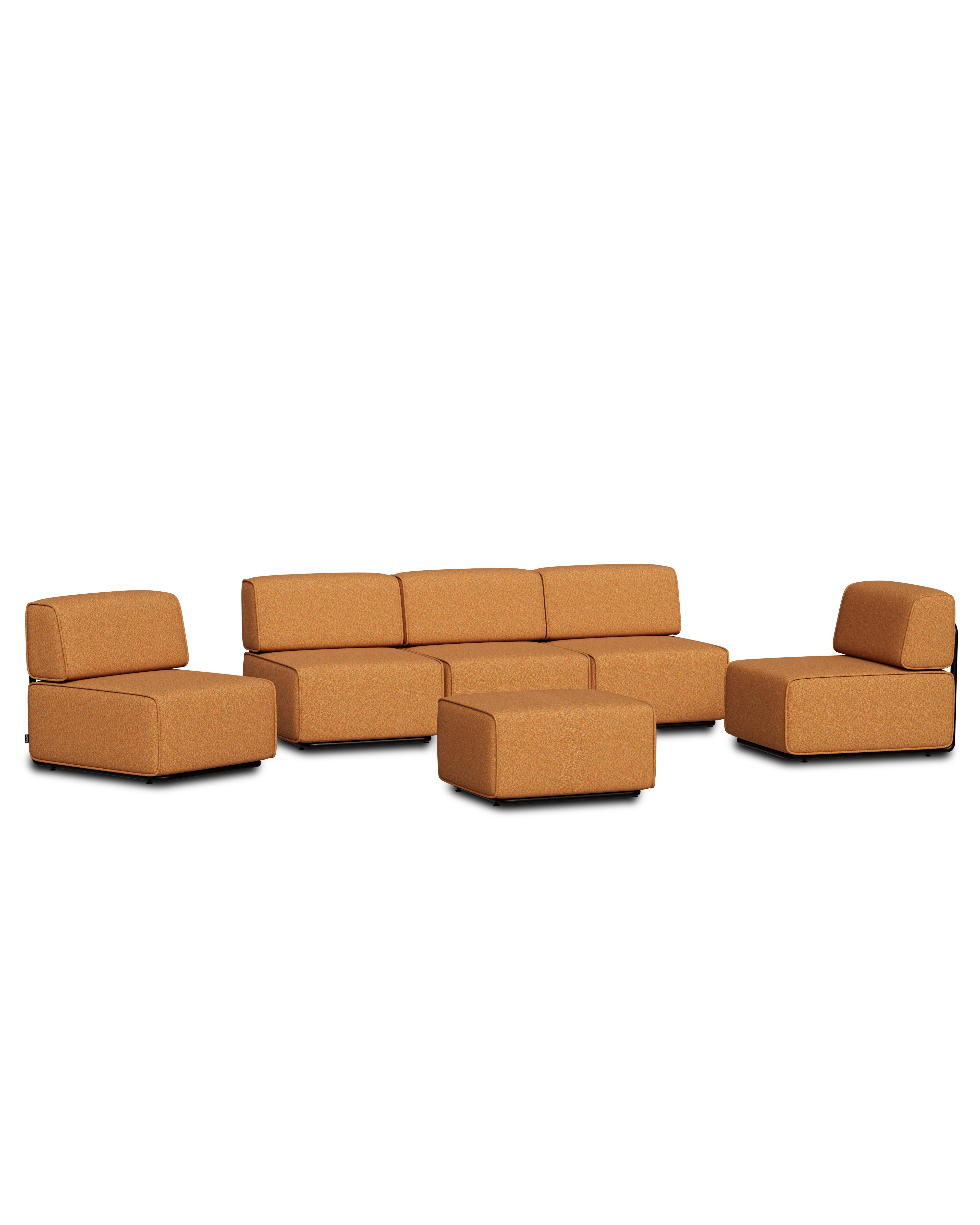Modular Garden Sofa Luno 5-seater Set