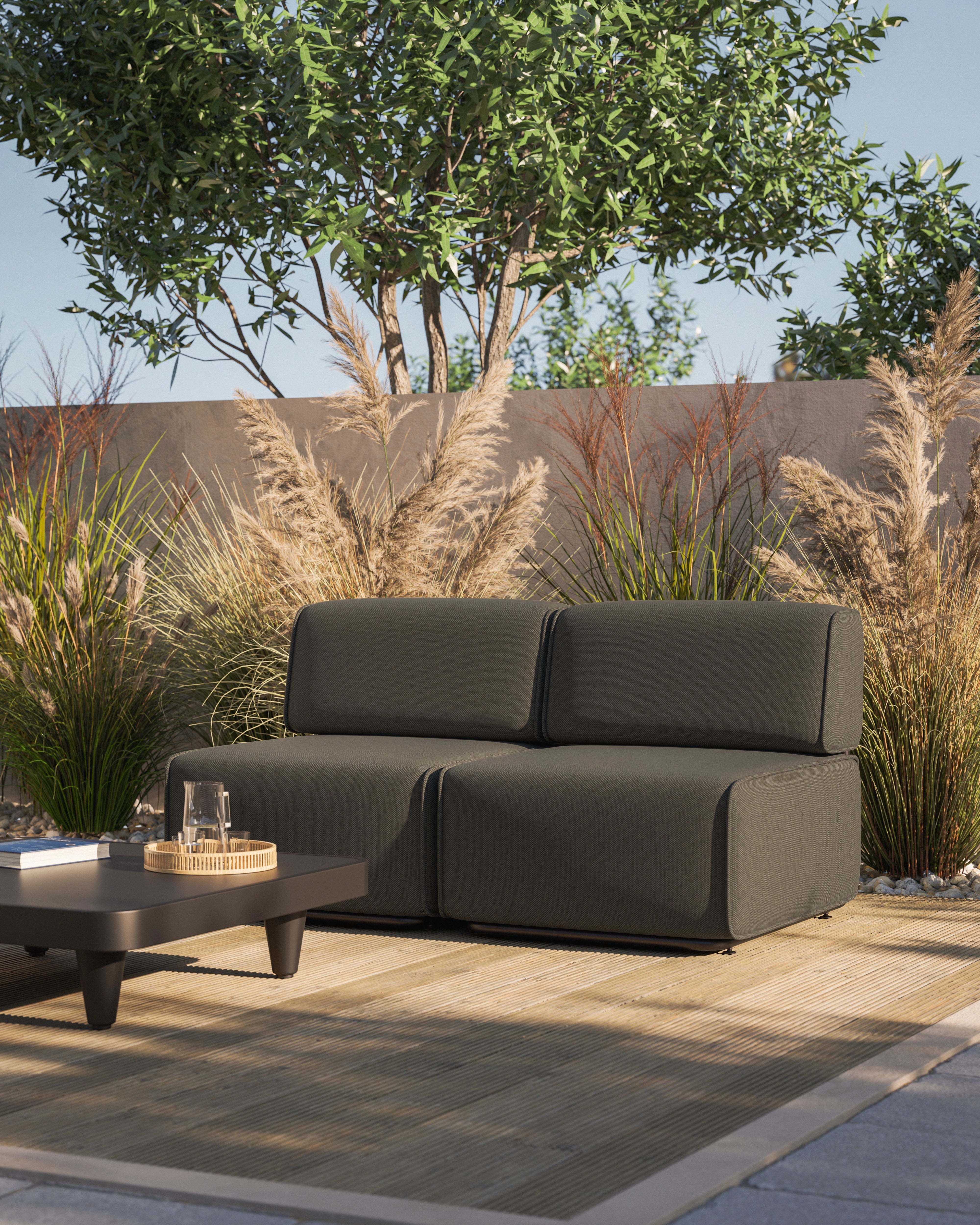 Modułowa sofa ogrodowa Luno 2-osobowa