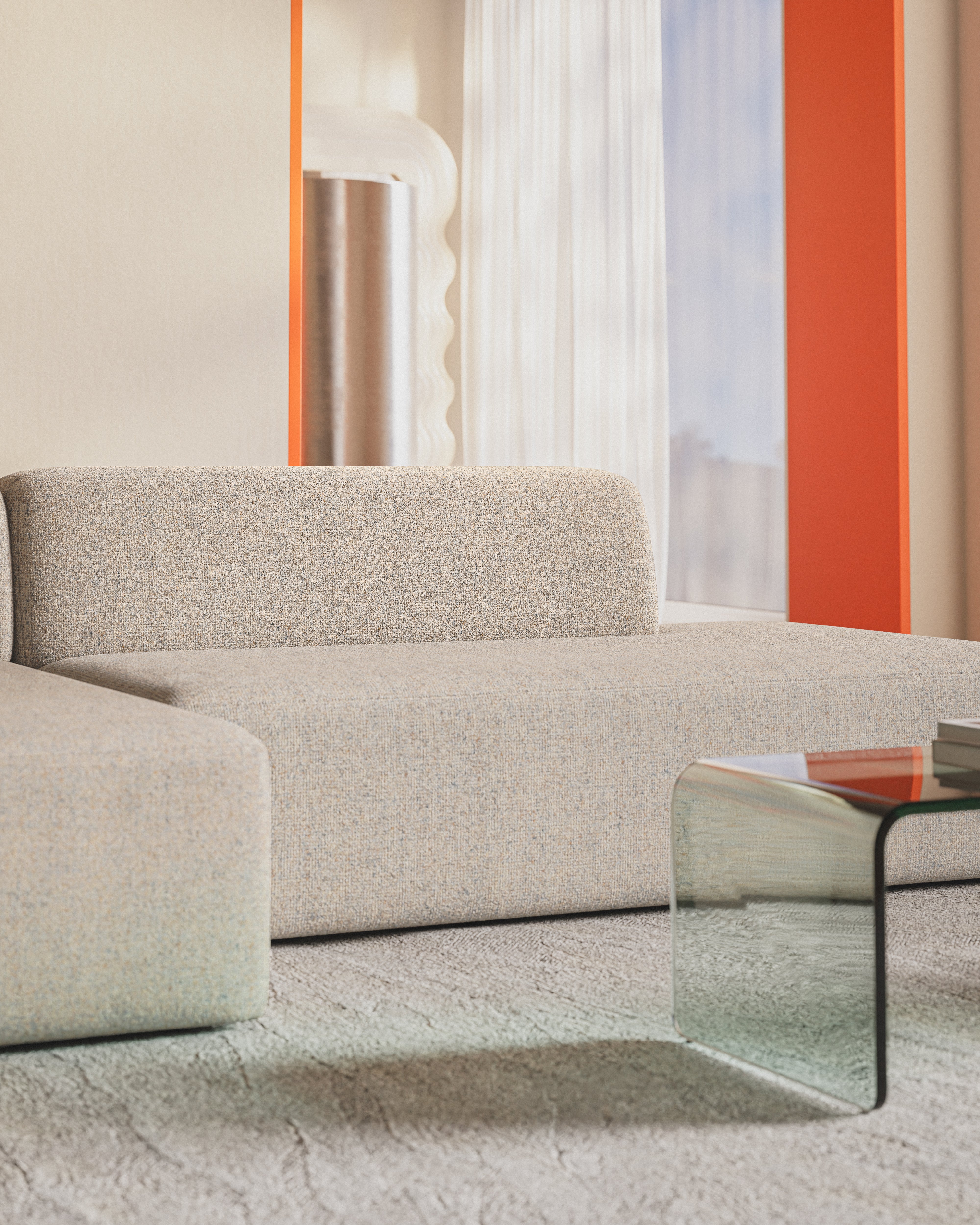 Modular Sofa Umi Ottoman Corner