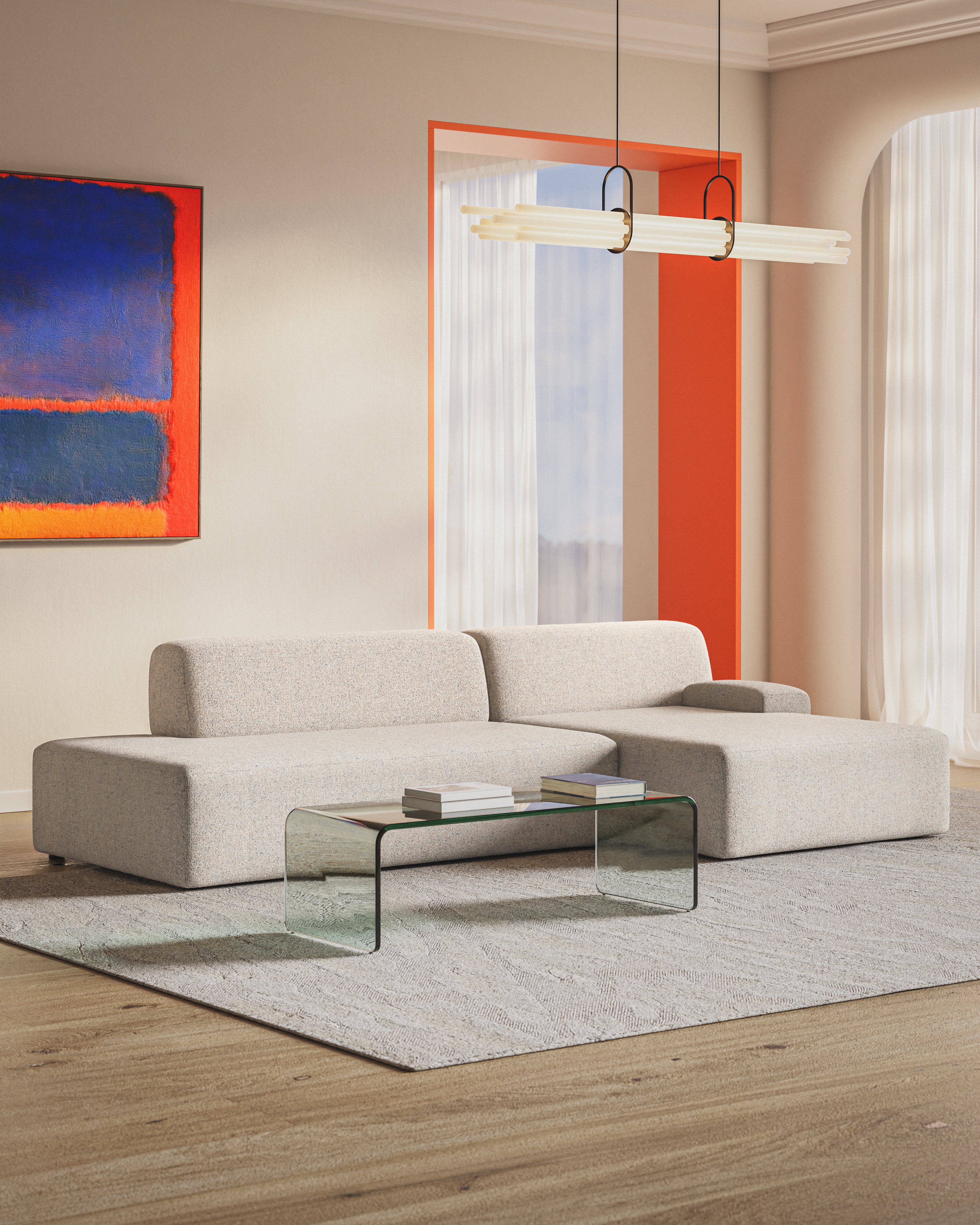 Modular Sofa Umi Ottoman Corner