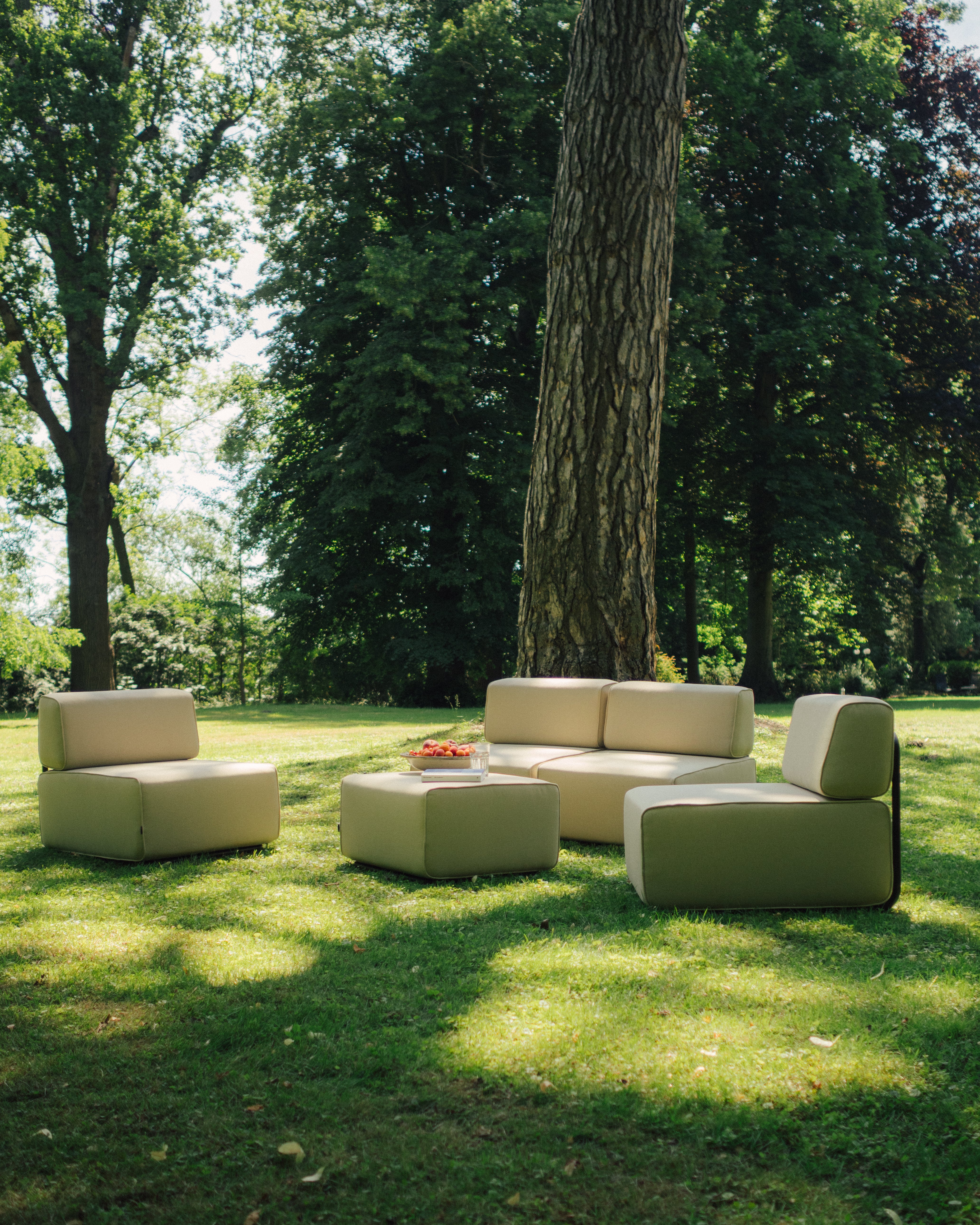 Modular Garden Sofa Luno 4-seater Set