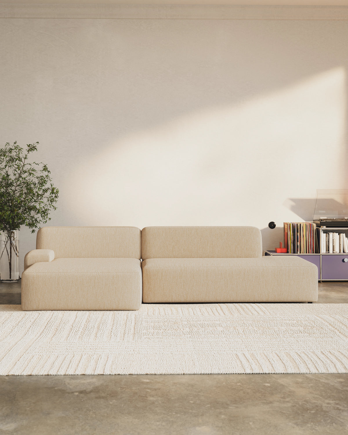 Sofa modułowa Umi narożnik otomana