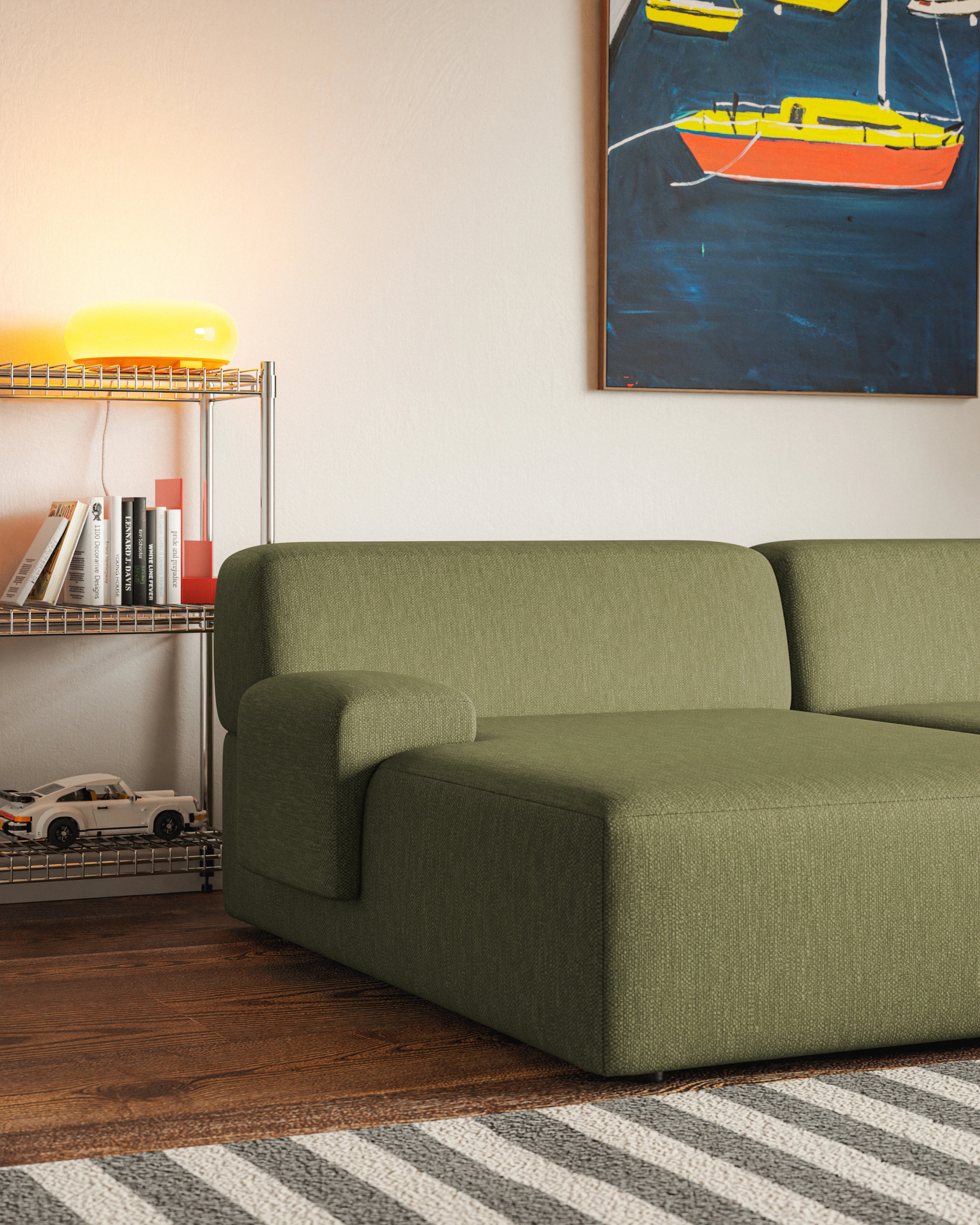 Modulares Sofa Umi Ottoman Corner