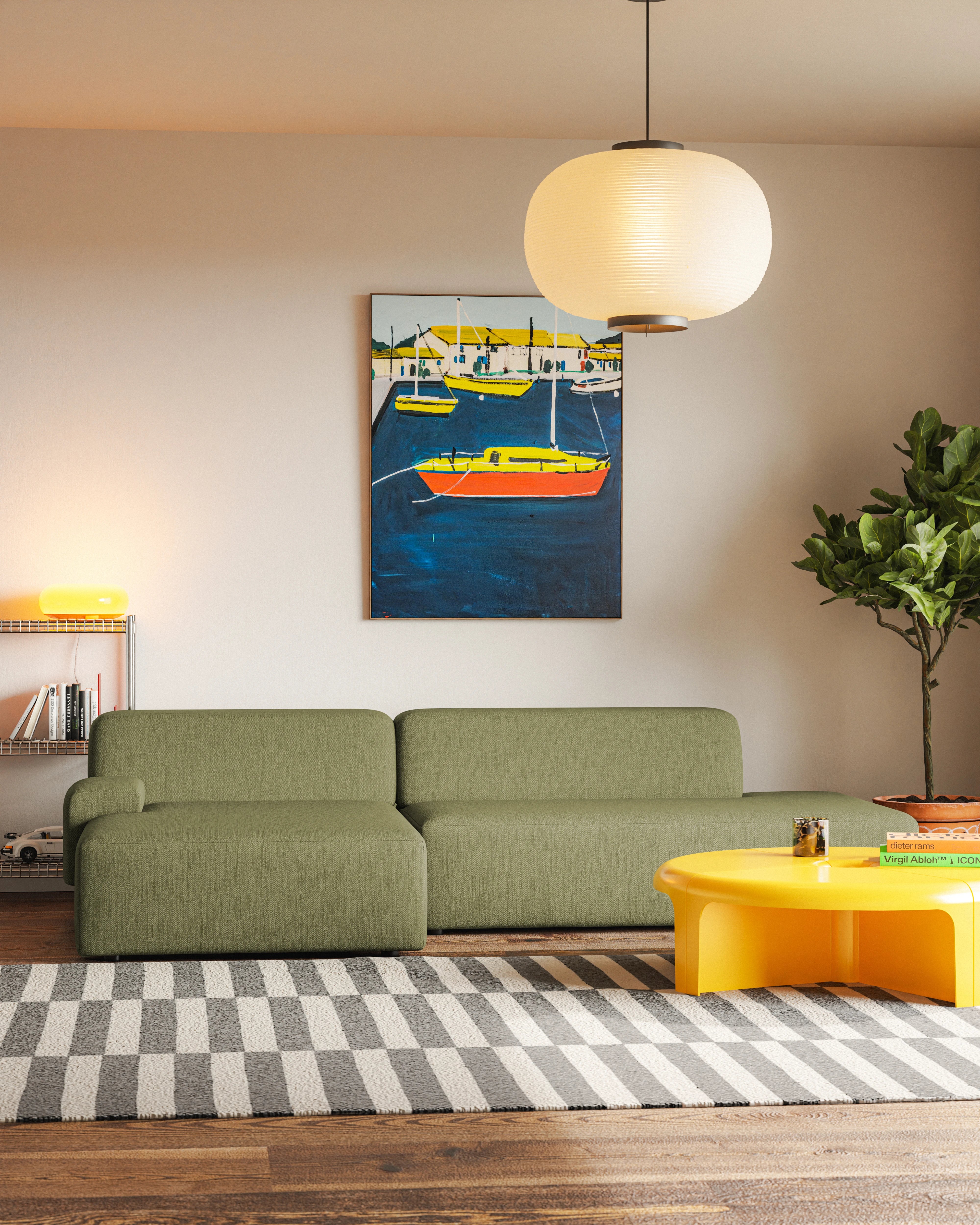 Modulares Sofa Umi Ottoman Corner