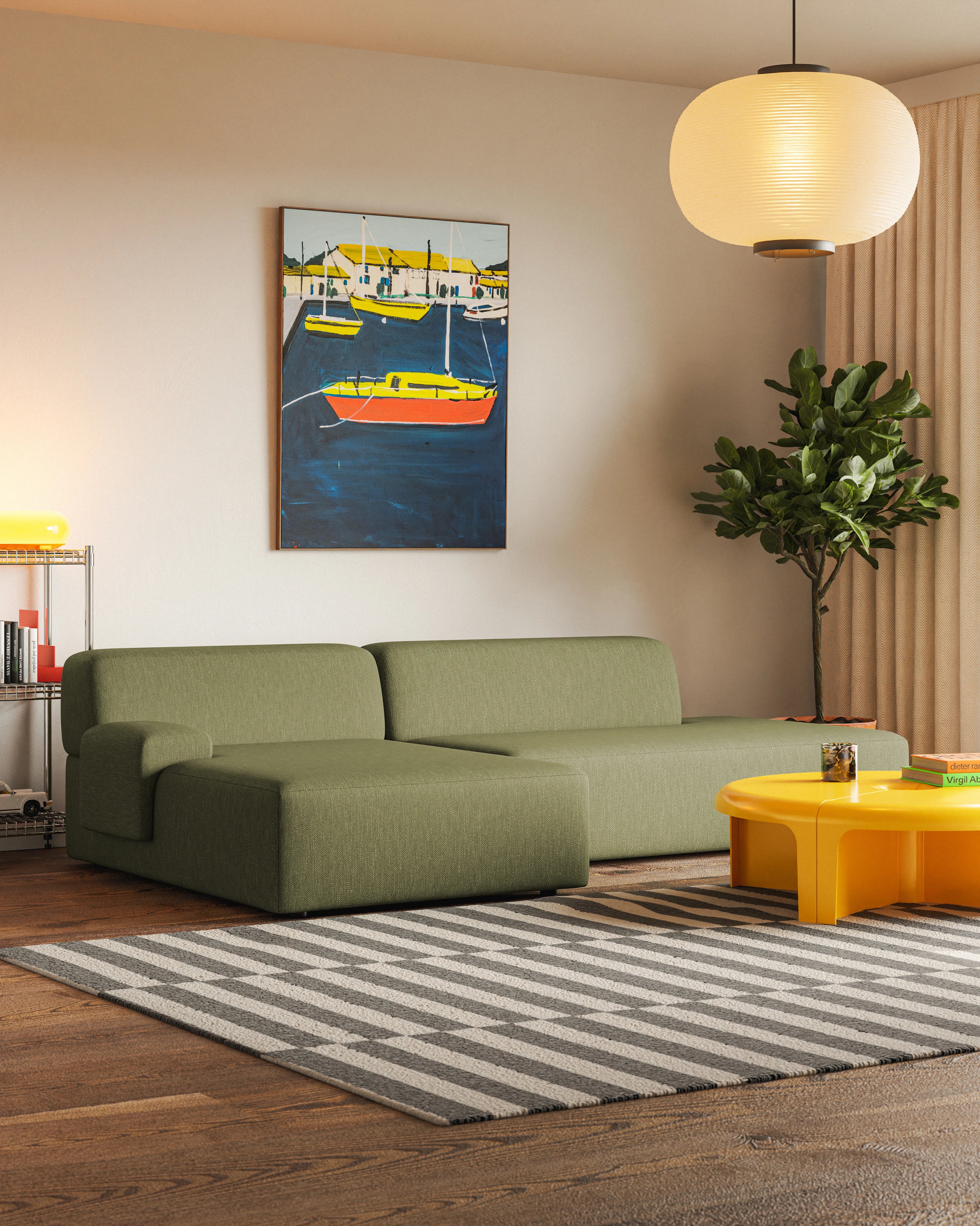Modulares Sofa Umi Ottoman Corner