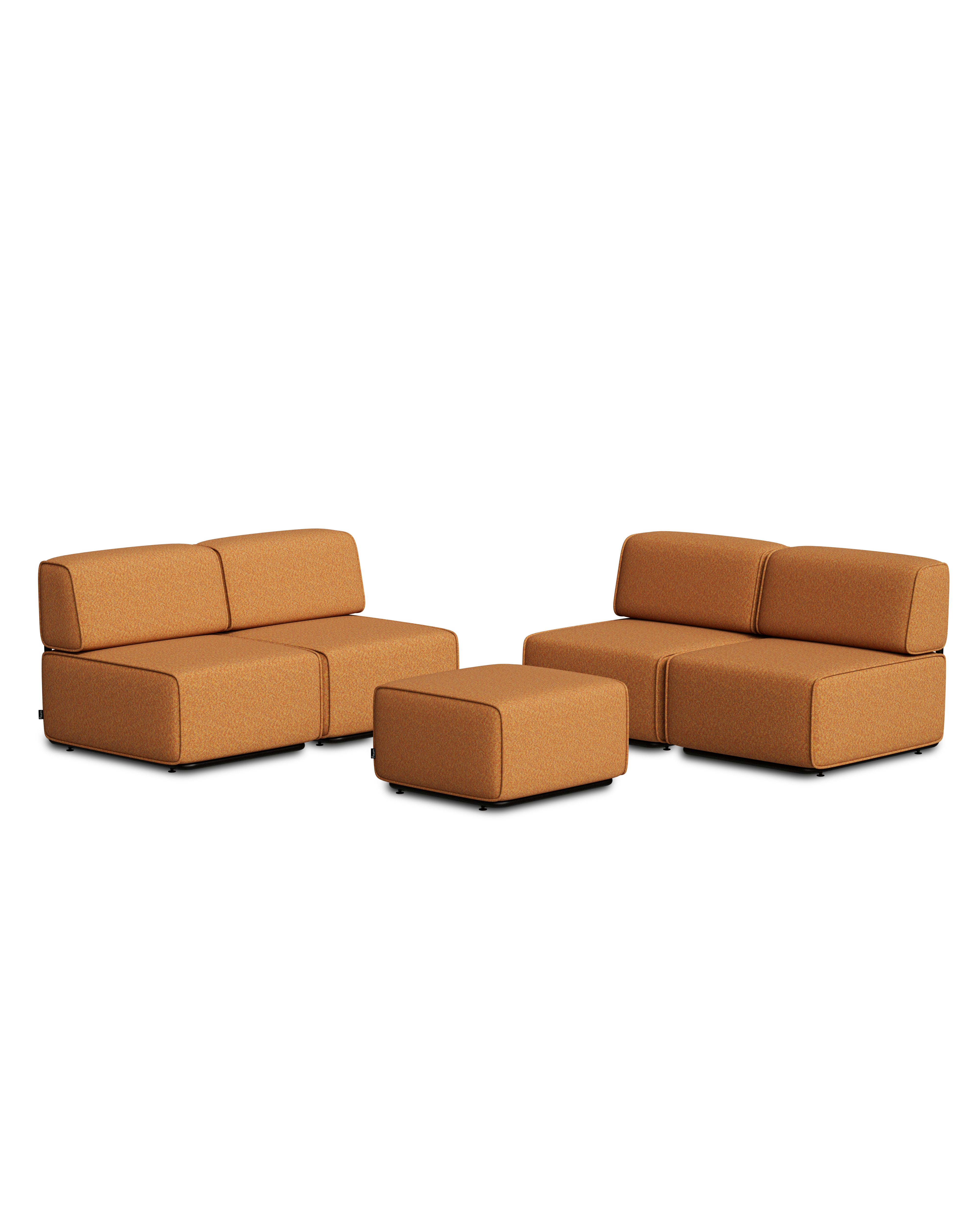 Modular Garden Sofa Luno 4-seater Set