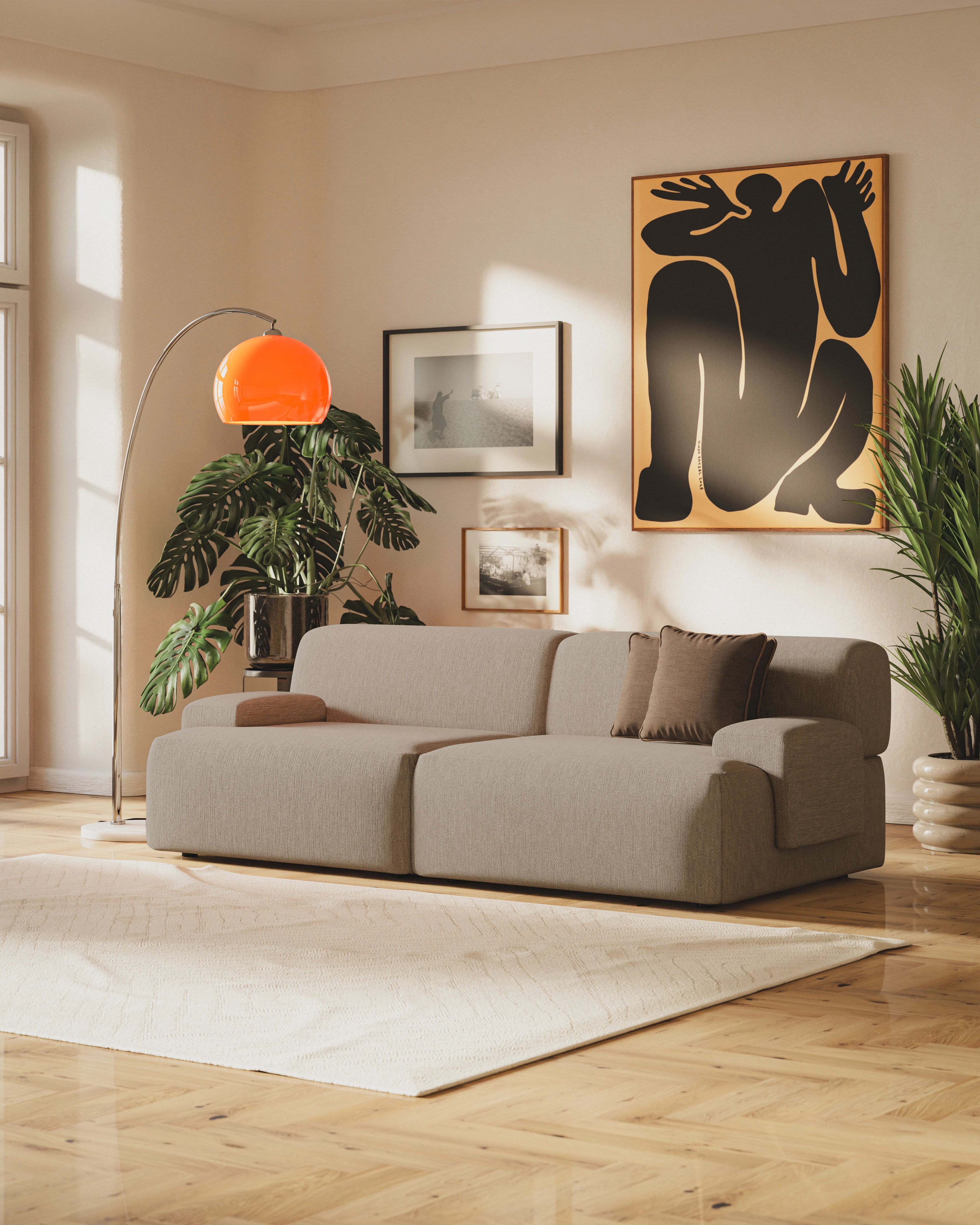 Modulares Sofa Umi 2-Sitzer