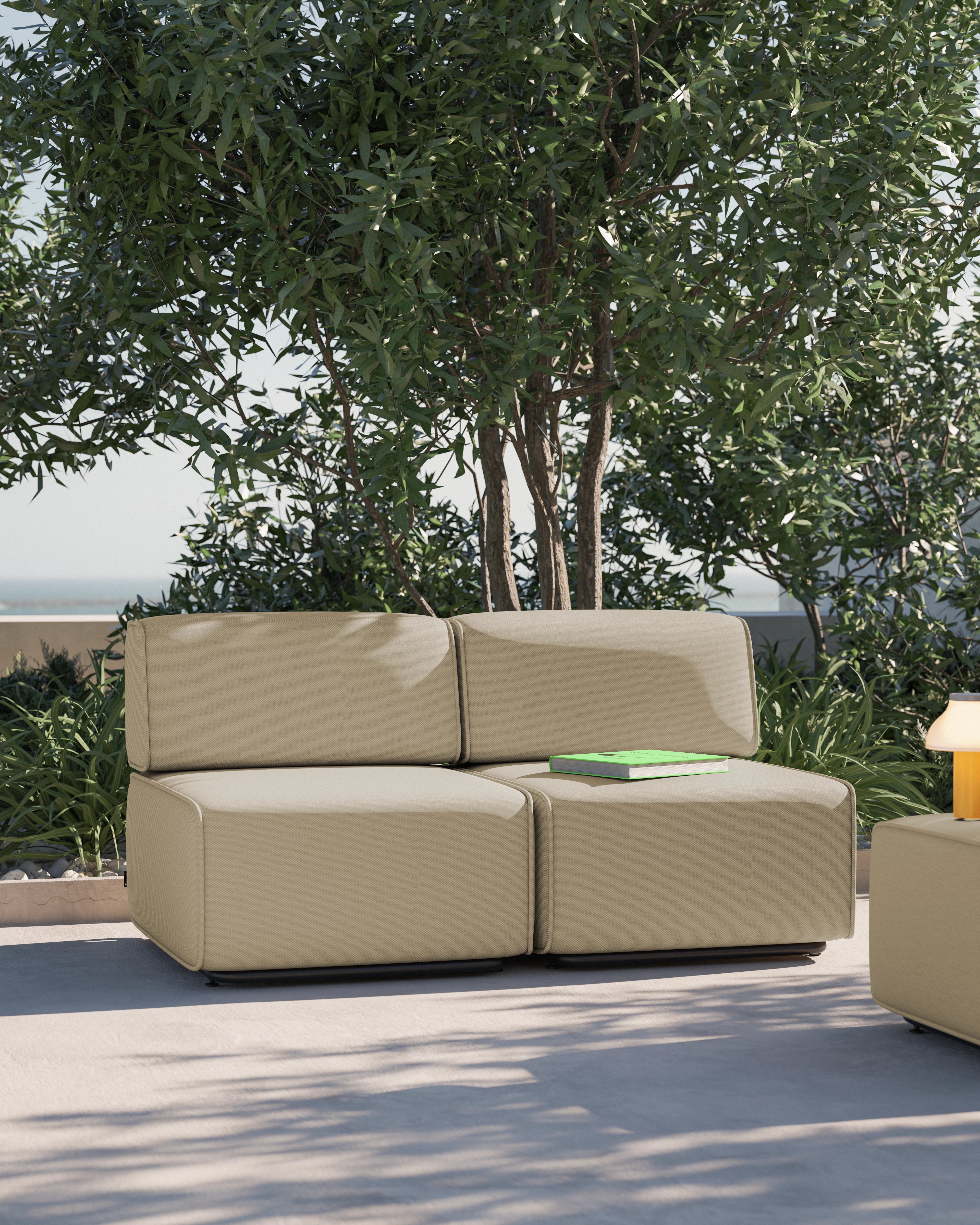Modular Garden Sofa Luno 5-seater Set