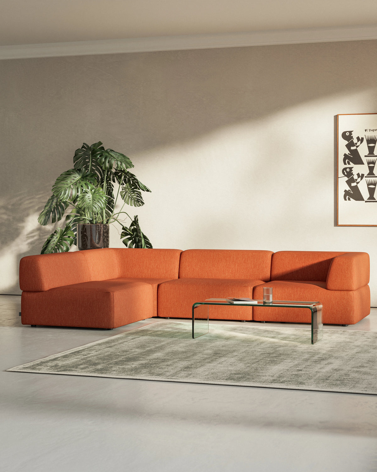 Modular Sofa Umi 4-seater Corner