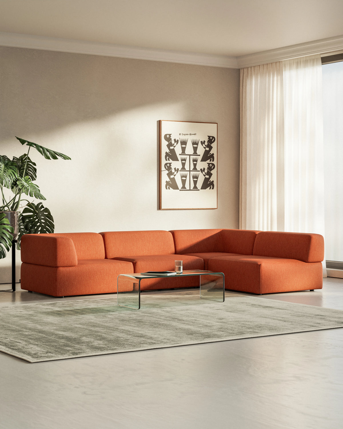 Modular Sofa Umi 4-seater Corner