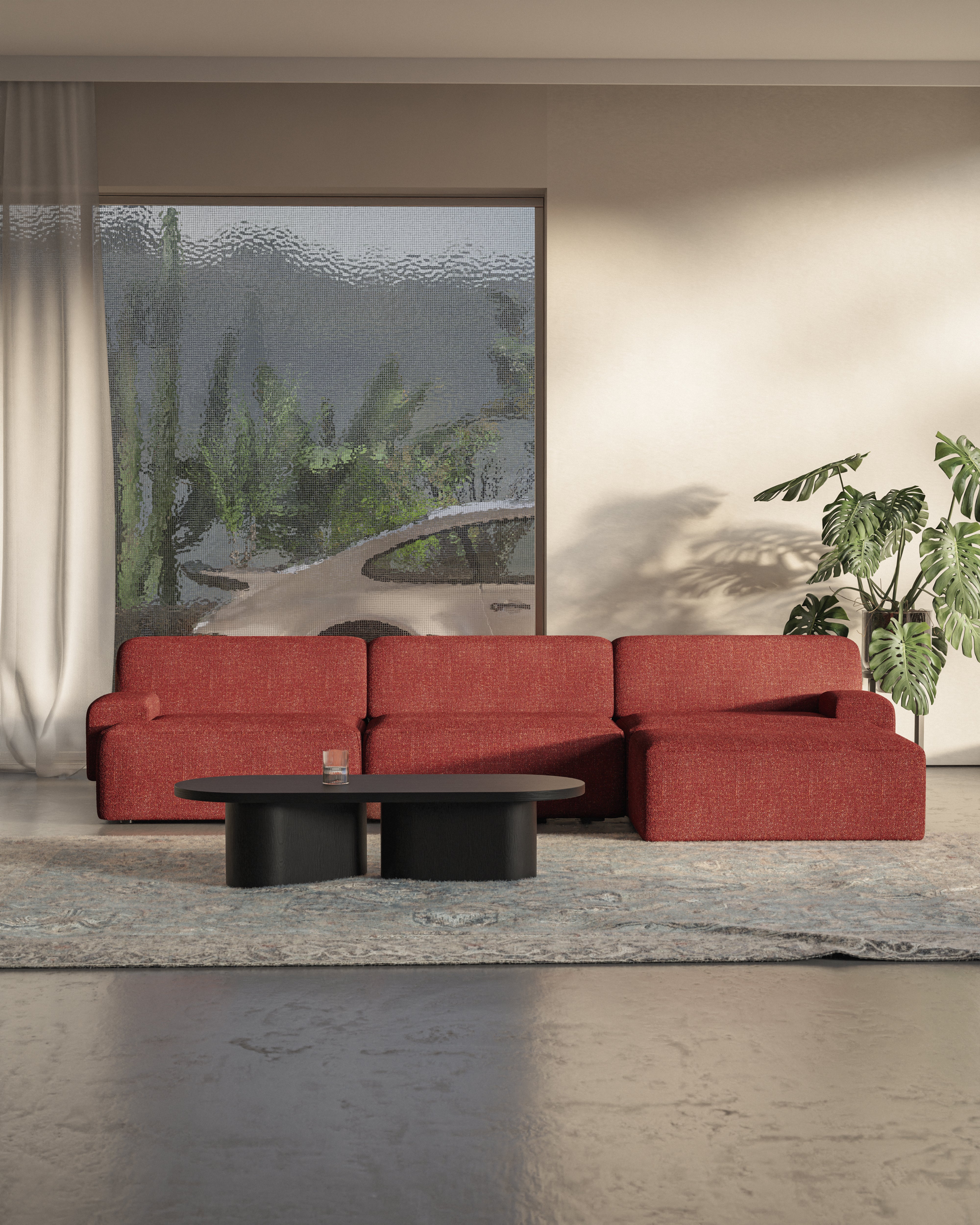 Sofa modułowa Umi narożnik 3-osobowy