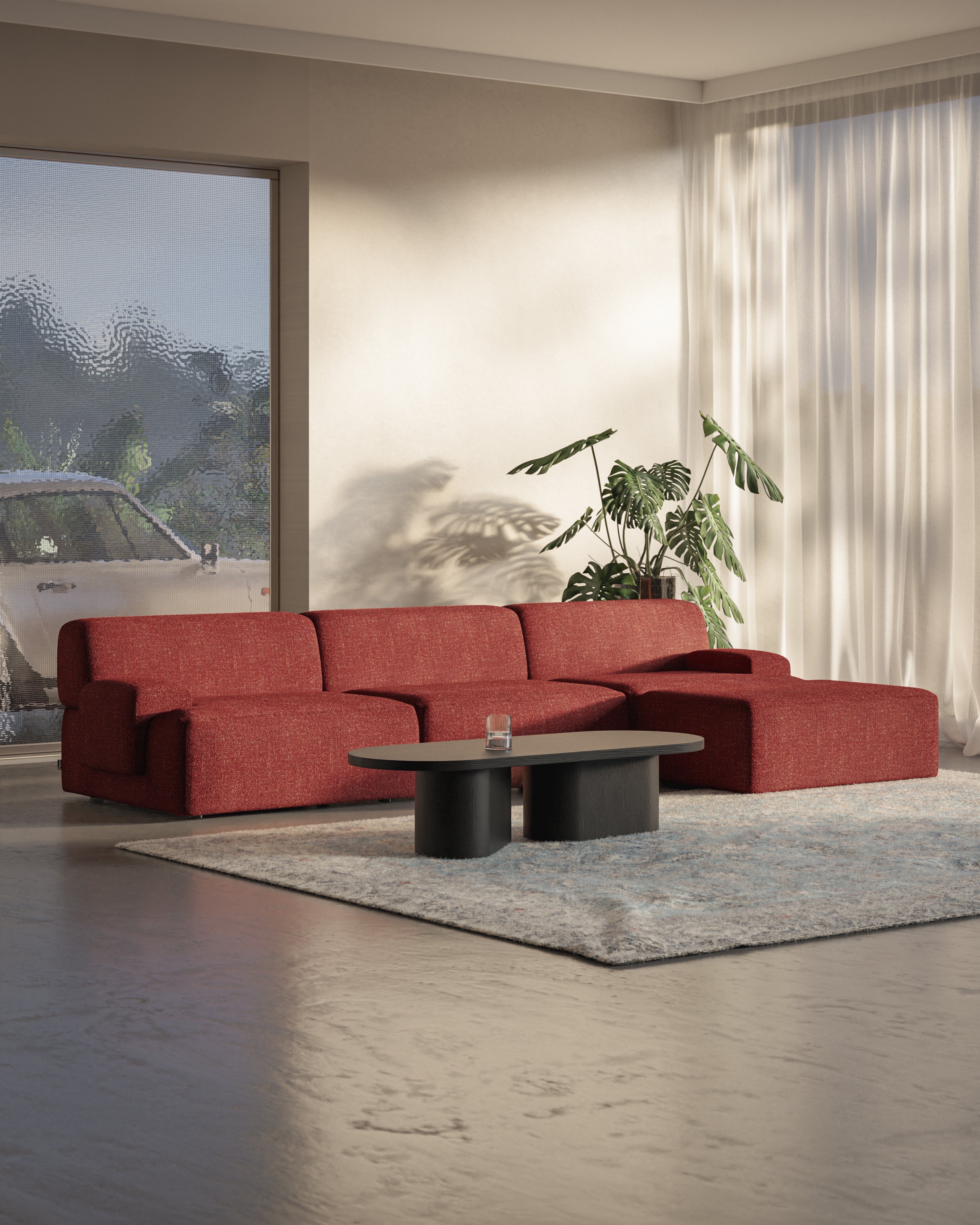 Sofa modułowa Umi narożnik 3-osobowy